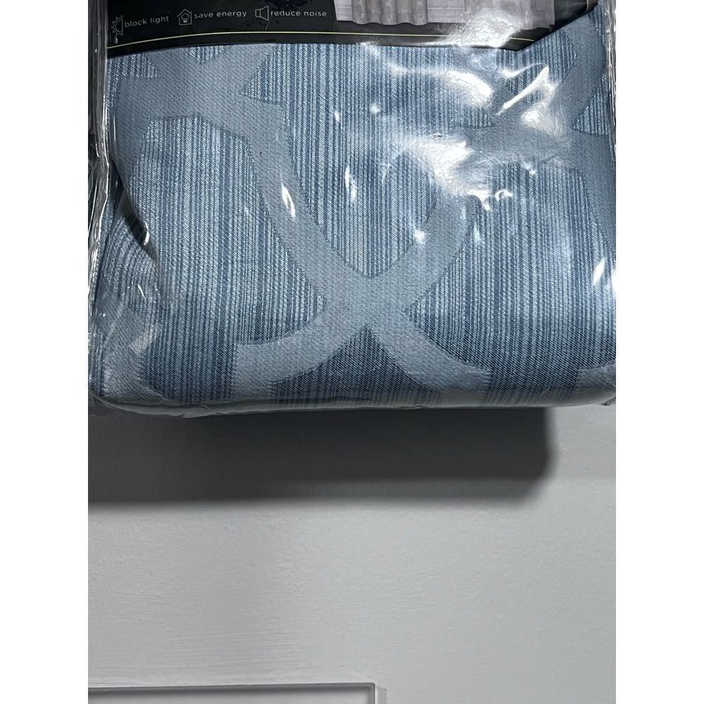 NEW!! Eclipse Hazel Geo Harbor Blackout Grommet Curtain Panel Geometric - Picture 12 of 15